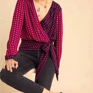 NWT Anthropologie top by Maeve. Beautiful colors.